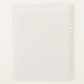 Roodkapje Zwart Wit Framed Tekening Planner (Achterkant)