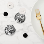 Roodkapje Zwart Wit Sprookje Verjaardag Confetti (Groep)