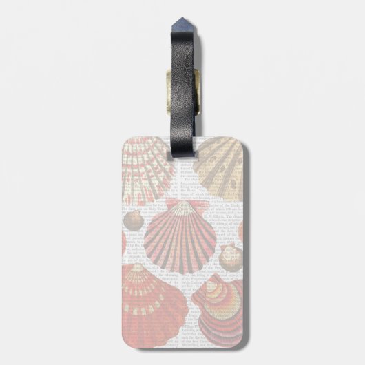 Roodkapschalen Bagagelabel (Achterkant verticaal)