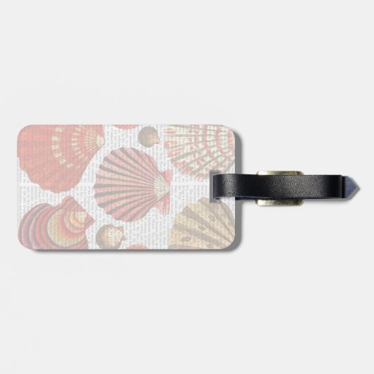 Roodkapschalen Bagagelabel (Achterkant horizontaal)