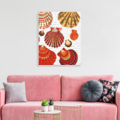 Roodkapschalen Canvas Afdruk (Insitu (Woonkamer))