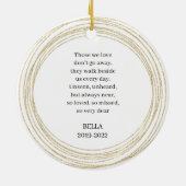 Roodkat-fotogedenkaarten personaliseren keramisch ornament (Achterkant)