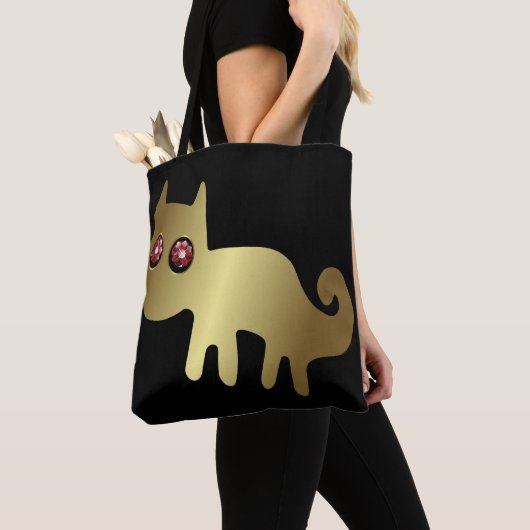 Roodkat Geoglyphs Tote Bag (Dichtbij)