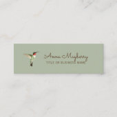 Roodkeelvogel Mini Visitekaartje (Voorkant)