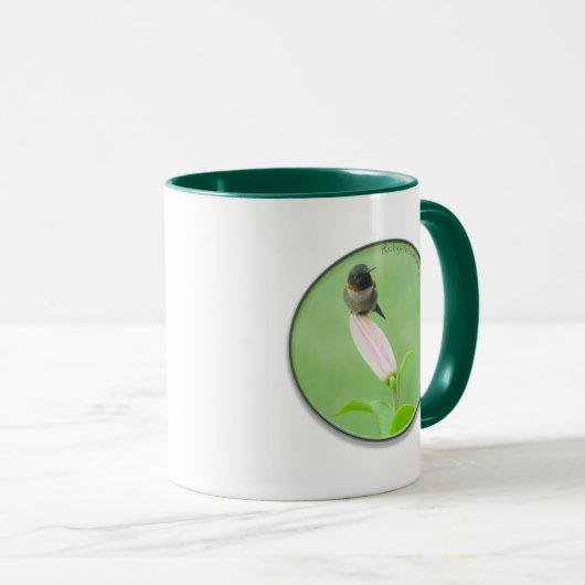 Roodkeelvogel op Lily Mok (Voorkant rechts)