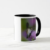 Roodkeelvogel tijdens de vlucht in de heistel mok (Voorkant rechts)