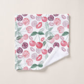 Roodkerbes, stijlvol, badhanddoekje bad handdoek (Wasdoekje)