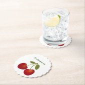 Roodkersen op maat kartonnen onderzetters (Insitu)