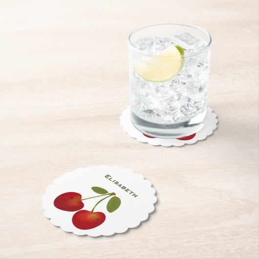 Roodkersen op maat kartonnen onderzetters (Insitu)