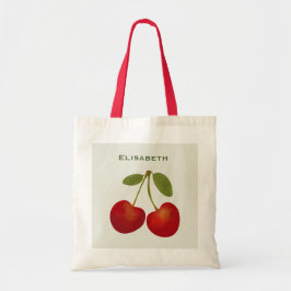 Roodkersen op maat tote bag