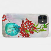 Roodkerstaven waterverf fijne kunst Case-Mate iPhone case (Achterkant (horizontaal))