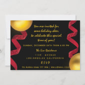 Roodkerstavond Dinner White Gold Nutcracker Kaart (Achterkant)