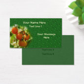 Roodkertomaten op de wijnmarkt Natuur Visitekaartjes (Bureau)