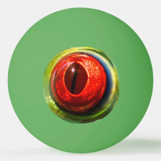 Roodkikker Eyeball Pingpongbal (Voorkant)