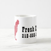 Roodkip — Promo verse eieren Koffiemok (Center)