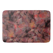 Roodkleurige pleisters op grijze achtergrond t badmat (Voorkant)