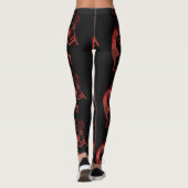 roodkokopelli zwart leggings (Achterkant)