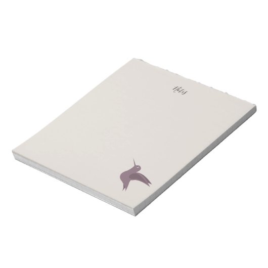 roodkolibrie notitieblok (Linkerzijde)