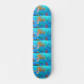 roodkopblauwe skateboard (Voorkant)