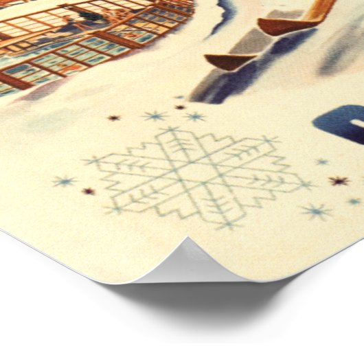 Roodkopige Poster voor het glimlachen en slachten  (Hoek)