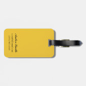 Roodkopige Poster voor het glimlachen en slachten  Bagagelabel (Achterkant horizontaal)