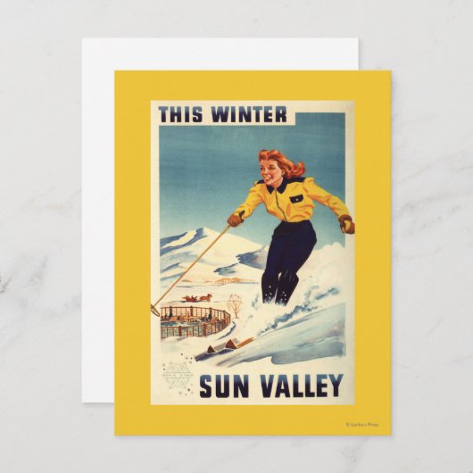 Roodkopige Poster voor het glimlachen en slachten Briefkaart (Voorkant / Achterkant)