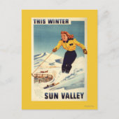 Roodkopige Poster voor het glimlachen en slachten Briefkaart (Voorkant)