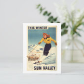 Roodkopige Poster voor het glimlachen en slachten  Briefkaart (Staand voorkant)