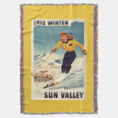 Roodkopige Poster voor het glimlachen en slachten  Deken (Voorkant Verticaal)