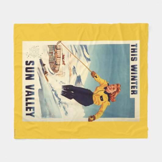 Roodkopige Poster voor het glimlachen en slachten  Fleece Deken (Voorkant (Horizontaal))