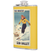 Roodkopige Poster voor het glimlachen en slachten  Heupfles (Links)