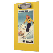 Roodkopige Poster voor het glimlachen en slachten  Klembord (Links)