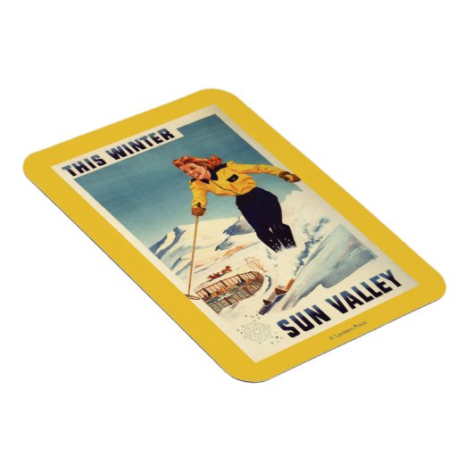 Roodkopige Poster voor het glimlachen en slachten  Magneet (Rechterzijde)