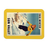 Roodkopige Poster voor het glimlachen en slachten  Magneet (Horizontaal)