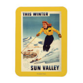 Roodkopige Poster voor het glimlachen en slachten  Magneet (Verticaal)