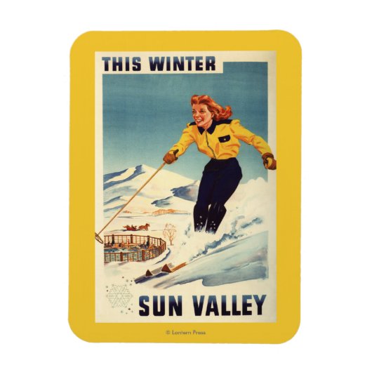 Roodkopige Poster voor het glimlachen en slachten  Magneet (Verticaal)