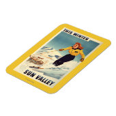 Roodkopige Poster voor het glimlachen en slachten  Magneet (Linkerzijde)