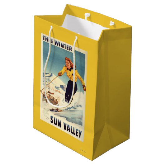 Roodkopige Poster voor het glimlachen en slachten  Medium Cadeauzakje (Achterkant Gekanteld)