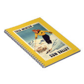 Roodkopige Poster voor het glimlachen en slachten  Notitieboek (Rechterzijde)