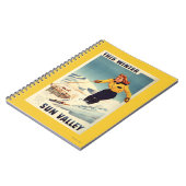 Roodkopige Poster voor het glimlachen en slachten  Notitieboek (Linkerzijde)