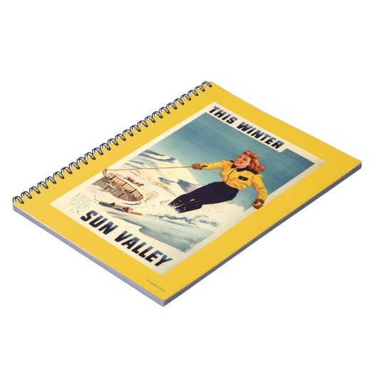 Roodkopige Poster voor het glimlachen en slachten  Notitieboek (Linkerzijde)