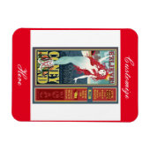 roodkopige zeemeermin op het eiland coney magneet (Horizontaal)