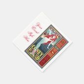 roodkopige zeemeermin op het eiland coney servetten (Hoek)