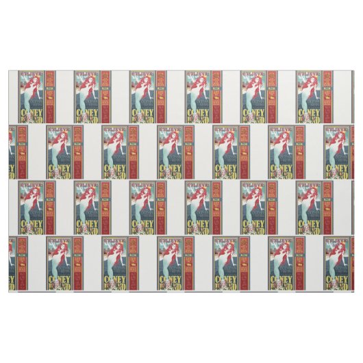 roodkopige zeemeerminnen stof (Fat Quarter)