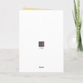 Roodkopjongen op Blauwgroen van opa Birthday Kaart (Achterkant)