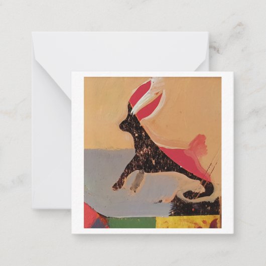 Roodkopkonijn Notitiekaartje (Voorkant)