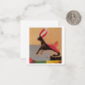 Roodkopkonijn Notitiekaartje (Voorkant / Achterkant in situ)