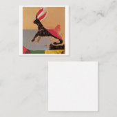 Roodkopkonijn Notitiekaartje (Voorkant / Achterkant)