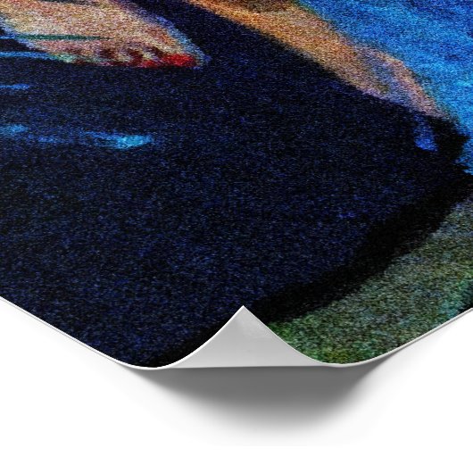 Roodkopmeester Striptease  Pulp Hoesje Art Poster (Hoek)