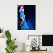 Roodkopmeester Striptease Pulp Hoesje Art Poster (Thuiskantoor)